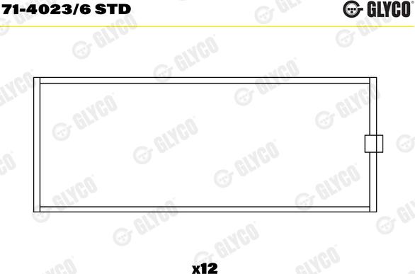 Glyco 71-4023/6 STD - Cuzineti biela www.parts5.com