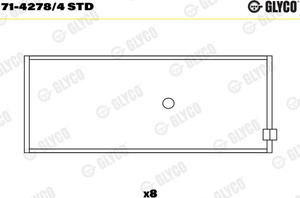 Glyco 71-4278/4 STD - Cuzineti biela www.parts5.com