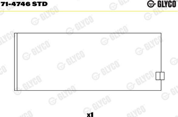 Glyco 71-4746 STD - Ojnicni lezaj www.parts5.com