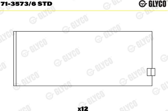 Glyco 71-3573/6 STD - Cuzineti biela www.parts5.com