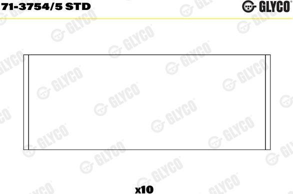 Glyco 71-3754/5 STD - Ojnicni lezaj www.parts5.com