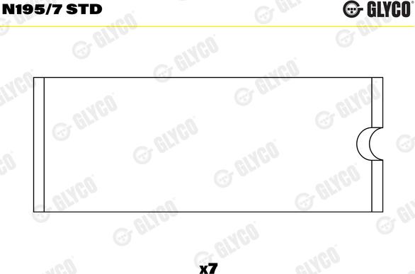 Glyco N195/7 STD - Bucsi ax cu came www.parts5.com