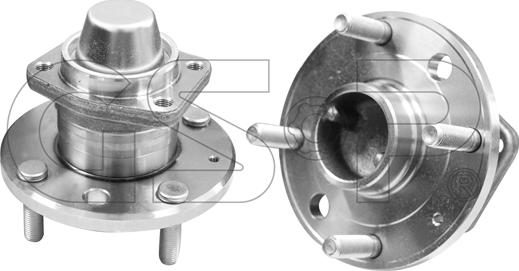 GSP 9400091 - Wheel hub, bearing Kit parts5.com