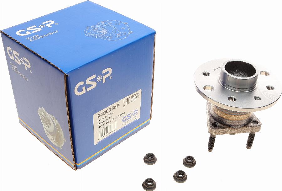 GSP 9400058K - Piasta koła www.parts5.com