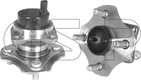 GSP 9400062 - Wheel hub, bearing Kit parts5.com