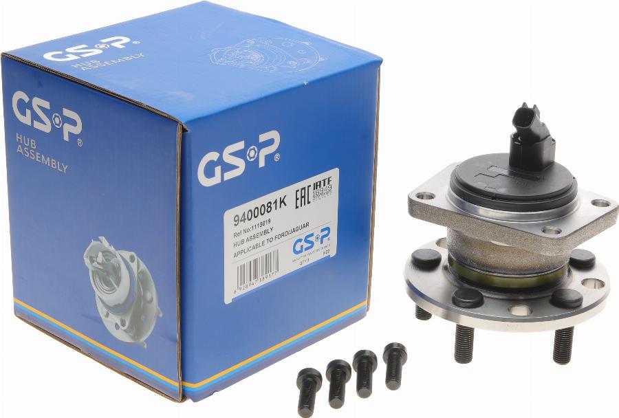 GSP 9400081K - Wheel hub, bearing Kit www.parts5.com