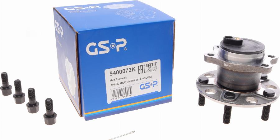 GSP 9400072K - Náboj kola www.parts5.com