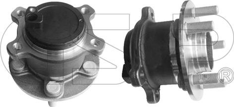 GSP 9400197 - Wheel hub, bearing Kit parts5.com