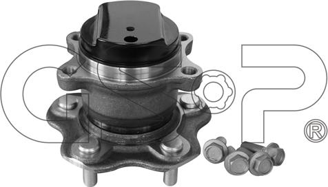 GSP 9400161K - Wheel hub, bearing Kit parts5.com