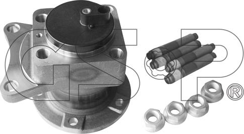 GSP 9400182K - Wheel hub, bearing Kit www.parts5.com