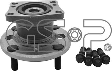 GSP 9400136K - Zestaw łożysk koła www.parts5.com