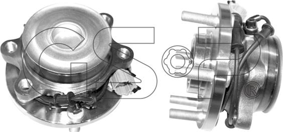 GSP 9400127 - Lożisko kolesa - opravná sada www.parts5.com