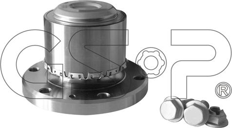 GSP 9400353K - Wheel hub, bearing Kit www.parts5.com