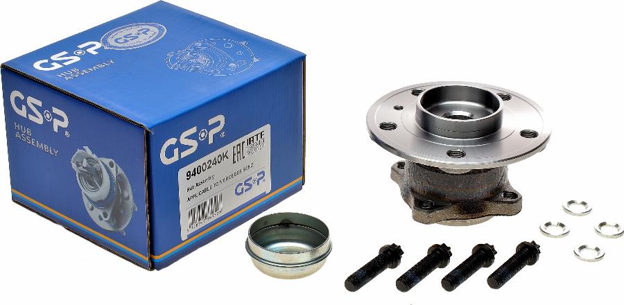 GSP 9400240K - Zestaw łożysk koła www.parts5.com