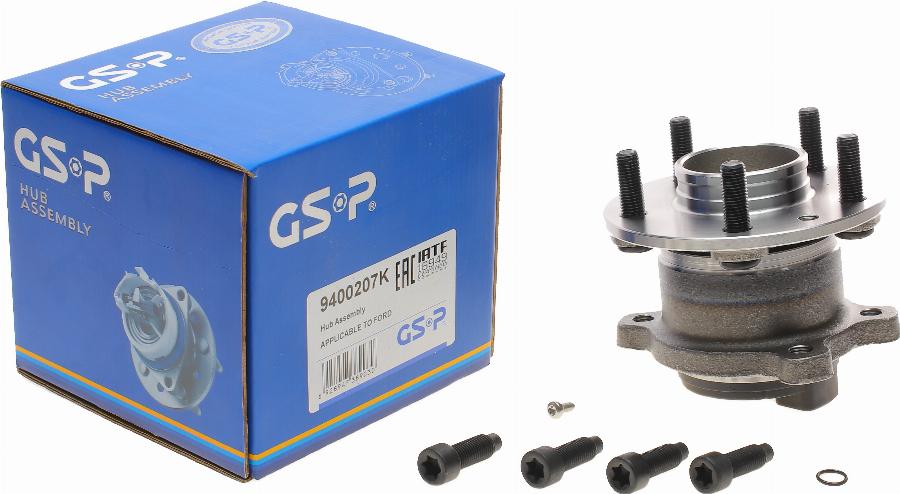 GSP 9400207K - Wheel hub, bearing Kit parts5.com