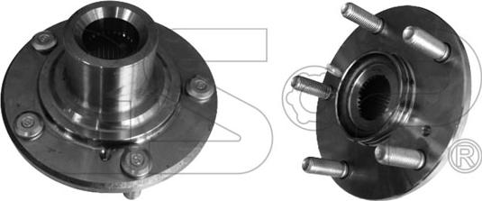 GSP 9430003 - Ступица колеса, поворотный кулак www.parts5.com