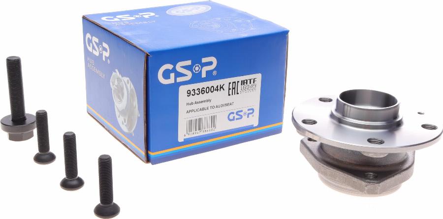 GSP 9336004K - Zestaw łożysk koła www.parts5.com