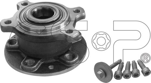 GSP 9336016K - Ступица колеса, поворотный кулак www.parts5.com