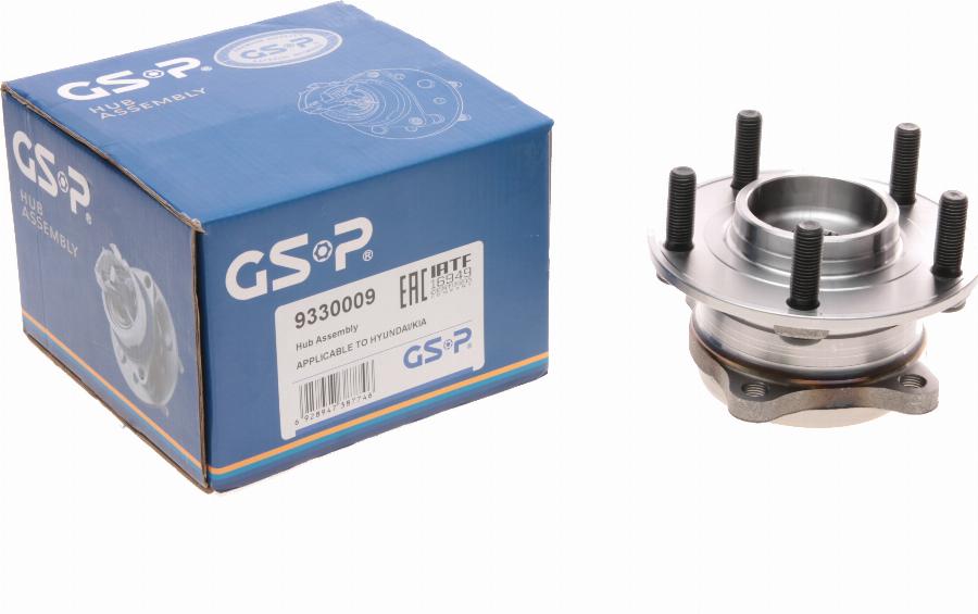 GSP 9330009 - Wheel hub, bearing Kit parts5.com