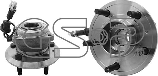 GSP 9330008 - Komplet ležaja kotača www.parts5.com