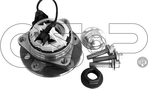 GSP 9330011K - Wheel hub, bearing Kit parts5.com