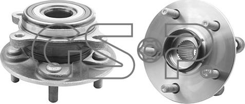 GSP 9330076 - Wheel hub, bearing Kit parts5.com