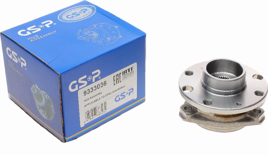 GSP 9333036 - Zestaw łożysk koła www.parts5.com