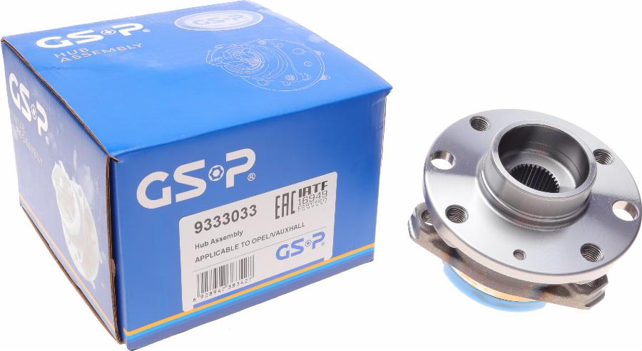 GSP 9333033 - Zestaw łożysk koła www.parts5.com