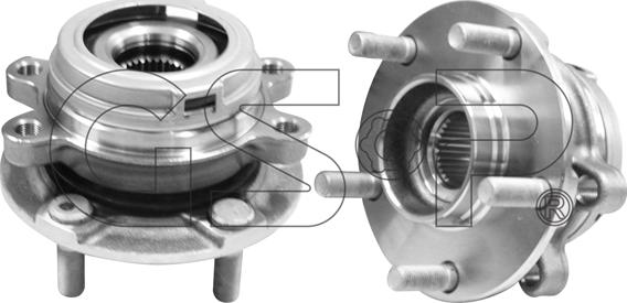 GSP 9332024 - Wheel hub, bearing Kit www.parts5.com