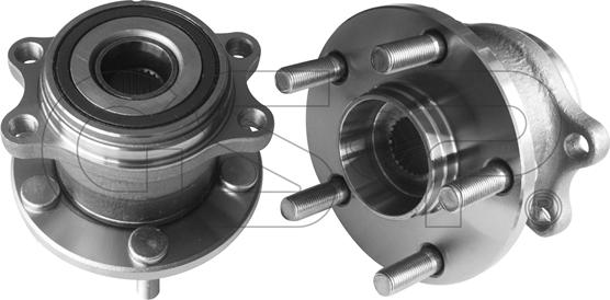 GSP 9325025 - Σετ ρουλεμάν τροχών www.parts5.com