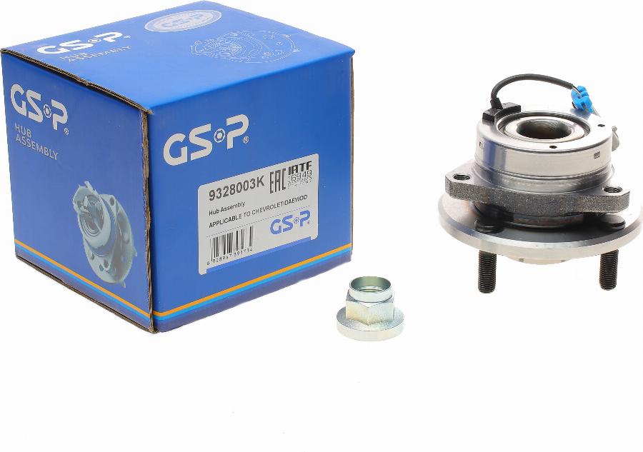 GSP 9328003K - Wheel hub, bearing Kit www.parts5.com