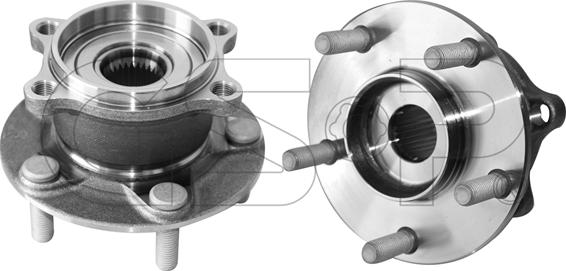 GSP 9328011 - Wheel hub, bearing Kit www.parts5.com