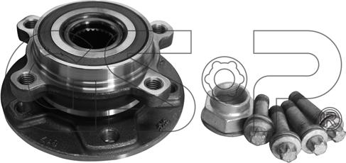 GSP 9327062K - Wheel hub, bearing Kit parts5.com