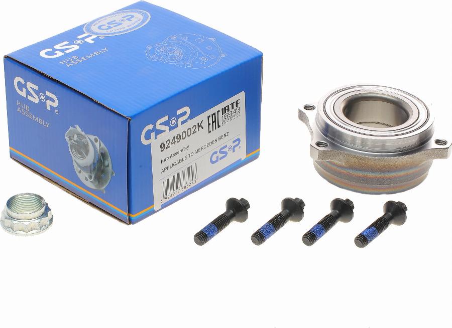 GSP 9249002K - Σετ ρουλεμάν τροχών www.parts5.com