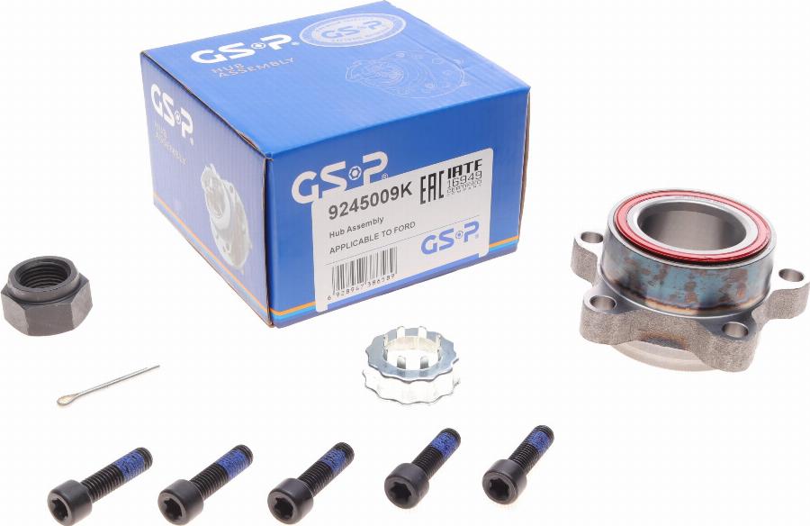 GSP 9245009K - Kit de roulements de roue www.parts5.com