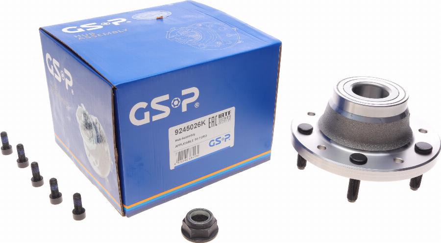 GSP 9245026K - Wheel hub, bearing Kit parts5.com