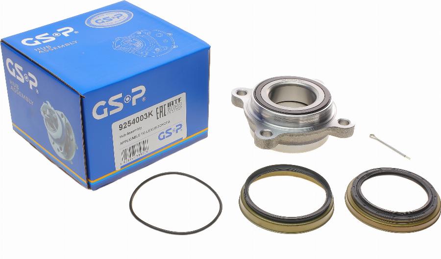 GSP 9254003K - Комплект подшипника ступицы колеса www.parts5.com