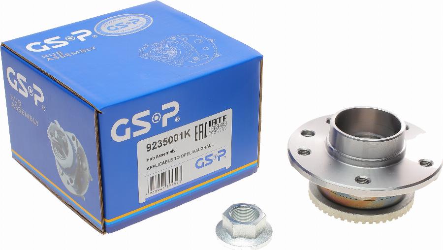 GSP 9235001K - Zestaw łożysk koła parts5.com