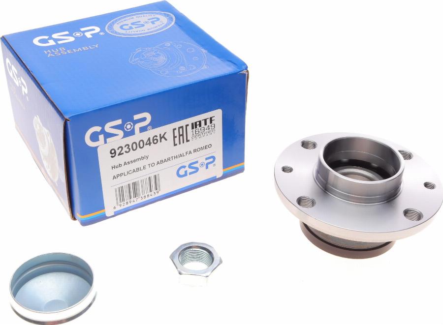 GSP 9230046K - Tekerlek yatağı seti www.parts5.com