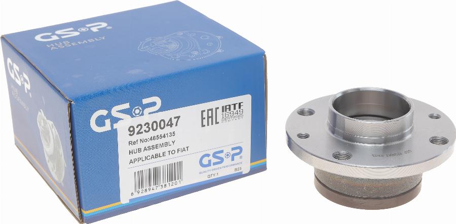 GSP 9230047 - Πλήμνη τροχού www.parts5.com