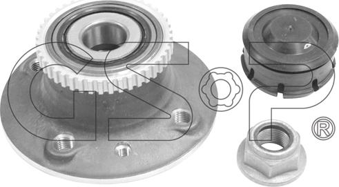 GSP 9225030K - Σετ ρουλεμάν τροχών www.parts5.com