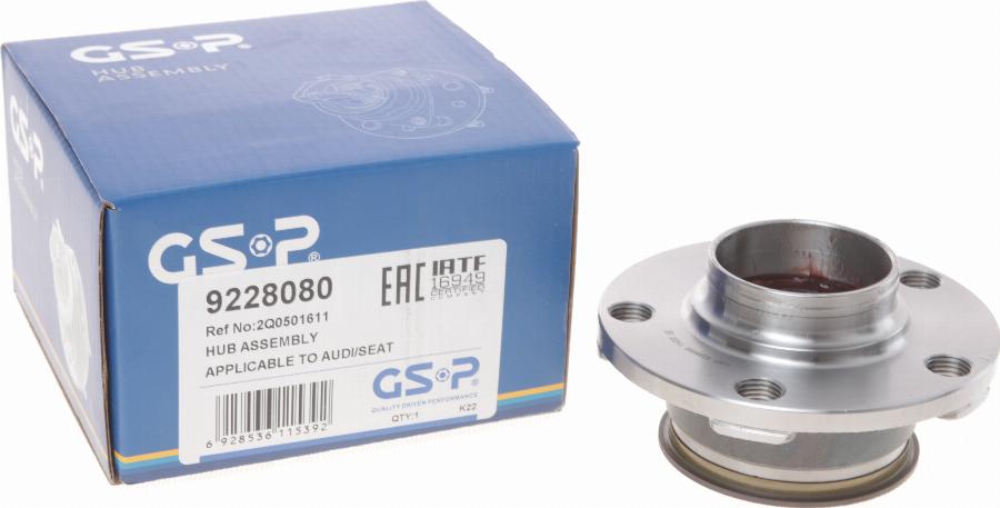 GSP 9228080 - Wheel Hub www.parts5.com