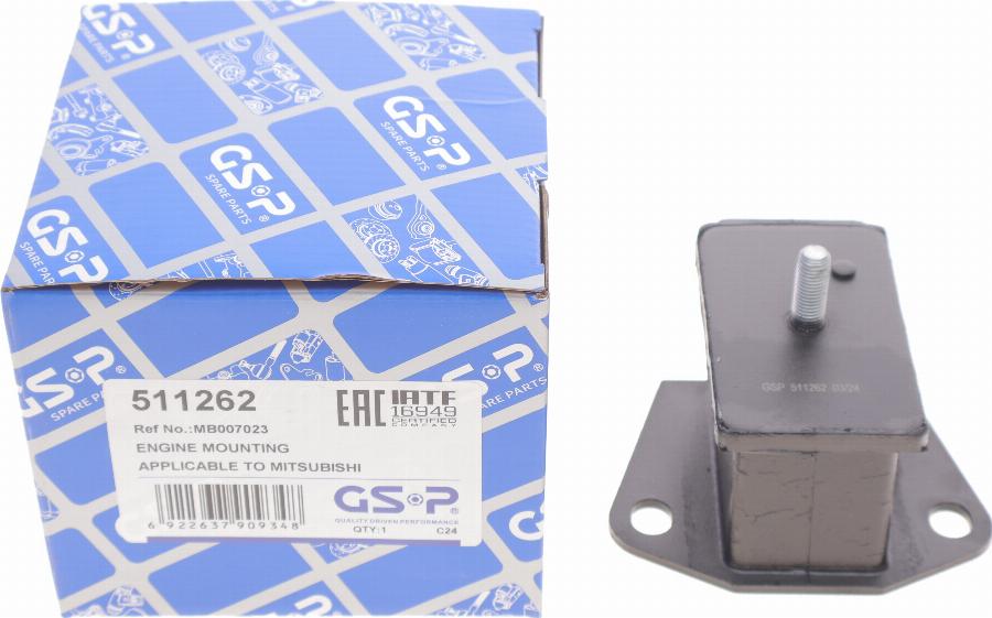 GSP 511262 - Moottorin tuki www.parts5.com