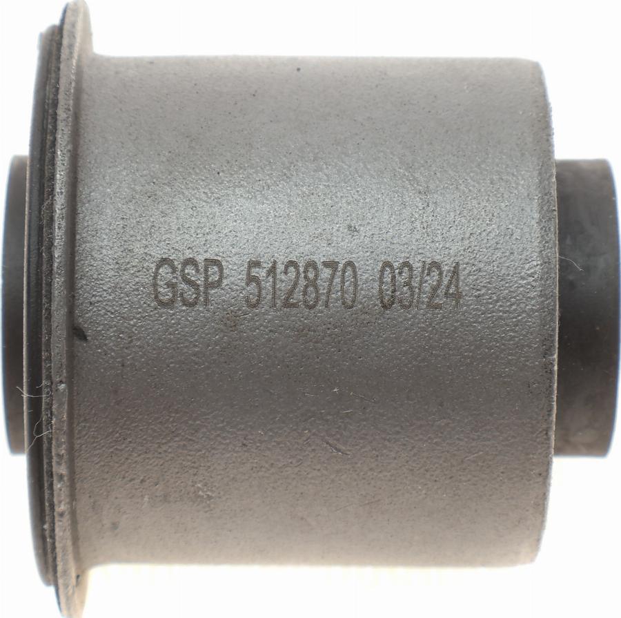 GSP 512870 - Сайлентблок, рычаг подвески колеса www.parts5.com