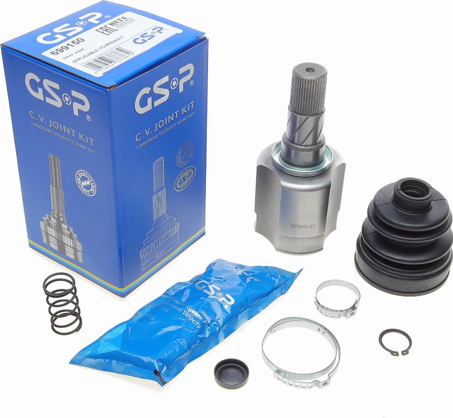 GSP 699150 - Σετ άρθρωσης, άξονας μετάδ. κίν. www.parts5.com