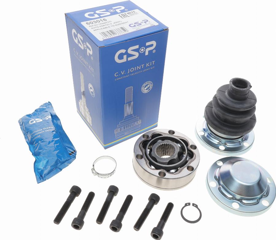 GSP 603016 - Шарнирный комплект, ШРУС, приводной вал www.parts5.com