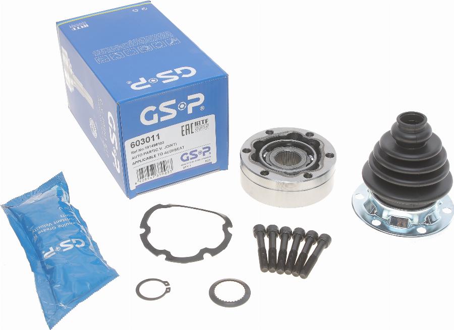 GSP 603011 - Nivelsarja, vetoakseli www.parts5.com