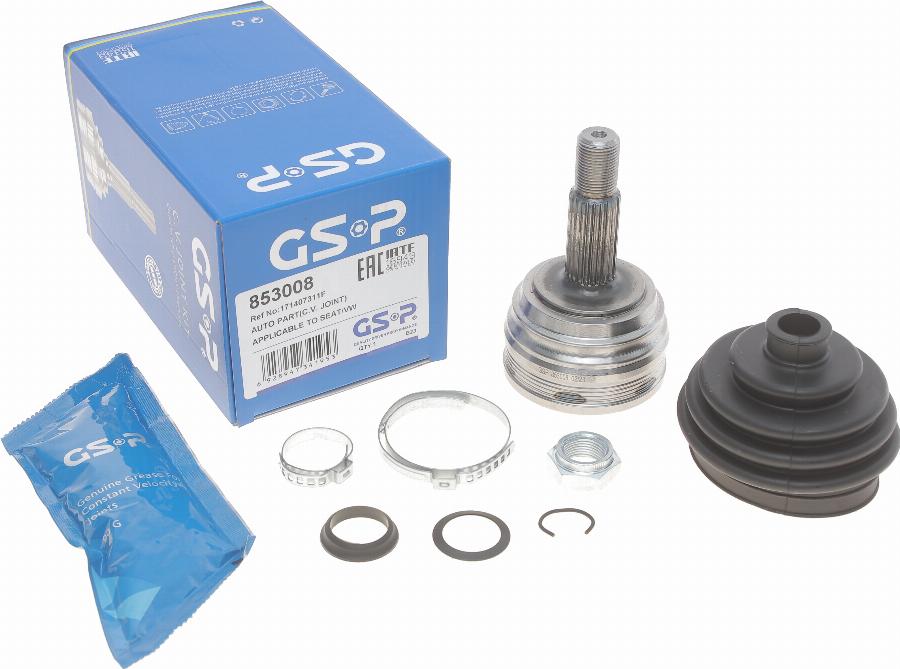 GSP 853008 - Liigendlaager, veovõll www.parts5.com