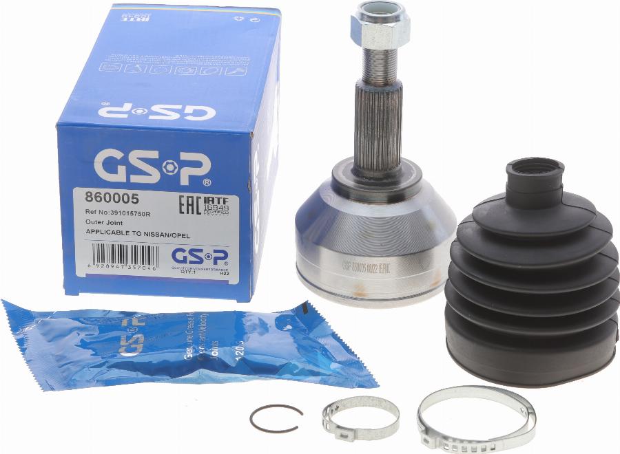 GSP 860005 - Mafsal seti, tahrik mili www.parts5.com