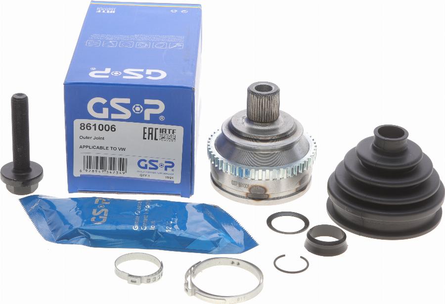 GSP 861006 - Csuklókészlet, hajtótengely www.parts5.com